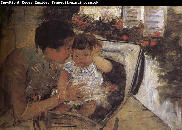 Mary Cassatt Susan is take care of the kid